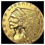 1926 Indian Head Gold $2.50 Quarter Eagle UNCIRCUL