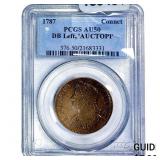 1787 DB Left, AUCTOPI PCGS AU50