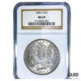 1882-S Morgan Silver Dollar NGC MS65