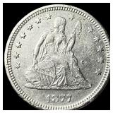 1877 Seated Liberty Quarter HIGH GRADE