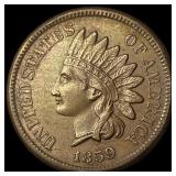 1859 Copper-Nickel Indian Head Cent UNCIRCULATED