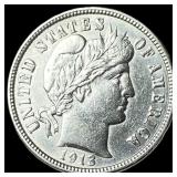 1913 Barber Dime UNCIRCULATED