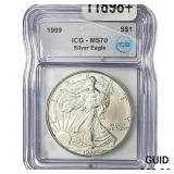 1999 Silver Eagle ICG MS70