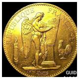1914A France Gold 100 Francs .9334 AGW