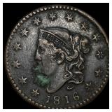 1816 Coronet Head Large Cent HIGH GRADE