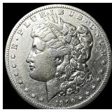 1890-CC Silver Morgan Dollar NEARLY UNCIRCULATED
