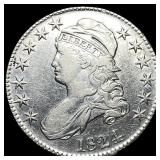 1824 Capped Bust Half Dollar CHOICE AU