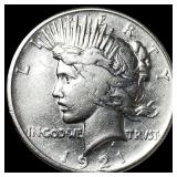 1921 Silver Peace Dollar CHOICE AU