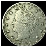 1895 Liberty Head Nickel LIGHTLY CIRCULATED
