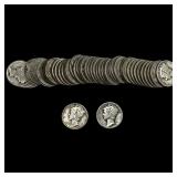 [47] 1919-1945 Mercury Silver Dime Roll