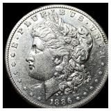 1886-S Silver Morgan Dollar CLOSELY UNCIRCULATED