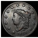 1828 Copper Large Cent NEARLY UNCIRCULATED