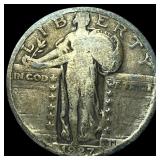 1927-S Silver Standing Liberty Quarter LIGHTLY CIR