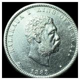 1883 Hawaii Silver 1/4 Dollar UNCIRCULATED