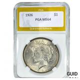 1926 Silver Peace Dollar PGA MS64