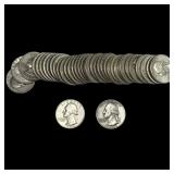 [40] 1936-1964 Washington Silver Quarter Roll