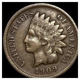 1909-S Indian Head Cent NEARLY UNCIRCULATED