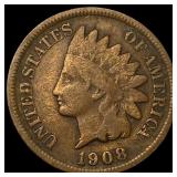 1908-S Indian Head Cent LIGHTLY CIRCULATED