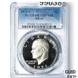 1971-S Eisenhower Dollar PCGS PR70 DCAM Silver