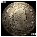 1803 Draped Bust Dime NEARLY UNCIRCULATED