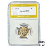 1916 Buffalo Nickel PGA MS65