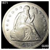 1871 Seated Liberty Dollar UNCIRCULATED