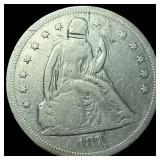 1877 Seated Liberty Silver Dollar HIGH GRADE