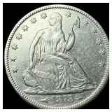 1873 Arrows Seated Liberty Half Dollar  UNCIRCULA