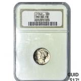 1942 Mercury Silver Dime NGC MS66 FB