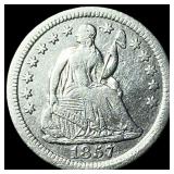 1857-O Silver Half Dime UNCIRCULATED