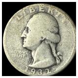 1932-D Silver Washington Quarter NICELY CIRCULATED