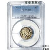 1921-S Buffalo Nickel PCGS F12
