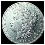 1889-S Silver Morgan Dollar CHOICE AU
