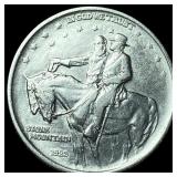 1925 Stone Mountain Silver Half Dollar CLOSELY UNC