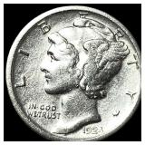 1924-S Silver Mercury Dime CLOSELY UNCIRCULATED