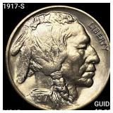 1917-S Buffalo Nickel GEM BU