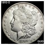 1893-O Morgan Silver Dollar HIGH GRADE