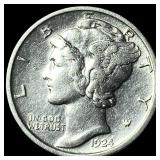 1924-S Silver Mercury Dime UNCIRCULATED