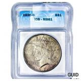 1926-D Silver Peace Dollar ICG MS61