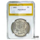 1903 Morgan Silver Dollar PGA MS64