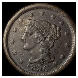 1856 Braided Hair Large Cent CLOSELY UNCIRCULATED