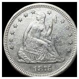 1876 Seated Liberty Quarter CLOSELY UNCIRCULATED