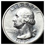 1932-D Silver Washington Quarter UNCIRCULATED