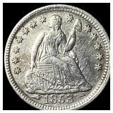 1853 Arrows Seated Liberty Half Dime UNCIRCULATED