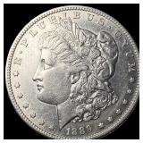 1889-S Silver Morgan Dollar CHOICE AU