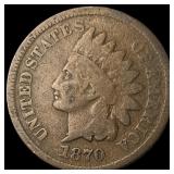 1870 Indian Head Cent LIGHTLY CIRCULATED