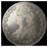1808 Silver Half Dollar (Capped Bust) NEARLY UNCIR