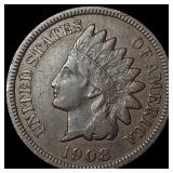 1908-S Indian Head Cent NEARLY UNCIRCULATED