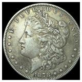 1878 Silver Morgan Dollar CLOSELY UNCIRCULATED