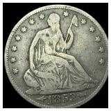 1853 Arrows Seated Liberty Half Dollar HIGH GRADE